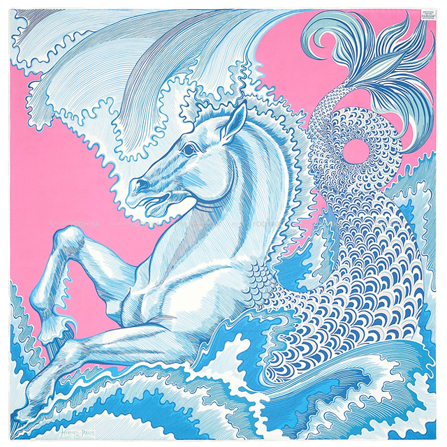 未使用品☆HERMES エルメス 2025年製 カレジェアン カレ90 すべては鞍  