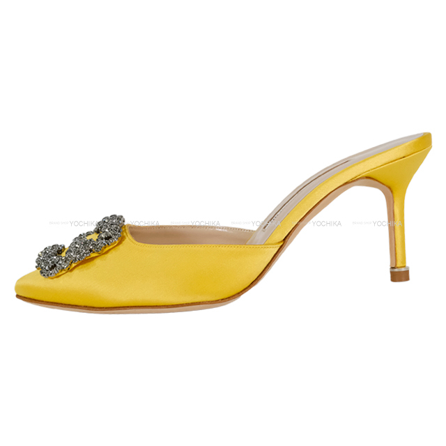 MANOLO BLAHNIK マノロブラニク サンダル ハンギシ ジュエルバックル 