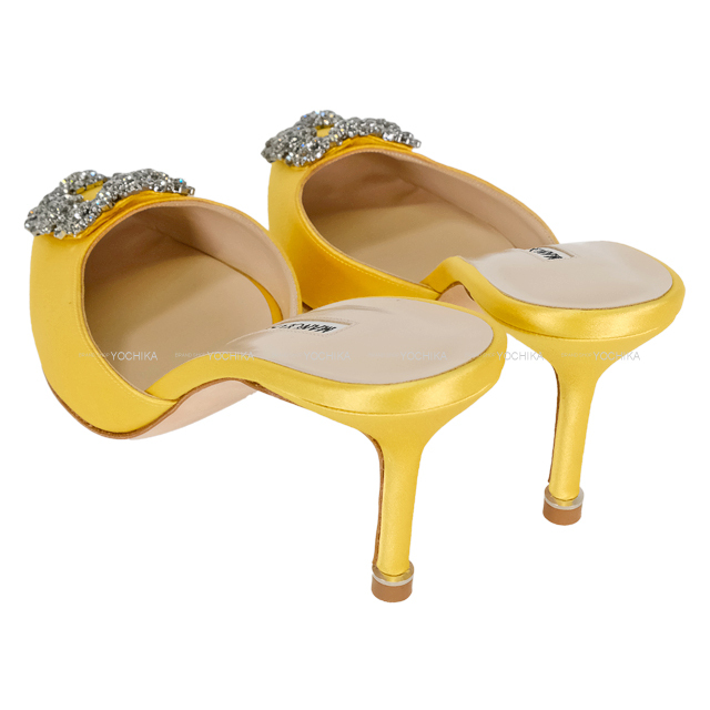 MANOLO BLAHNIK マノロブラニク サンダル ハンギシ ジュエルバックル 