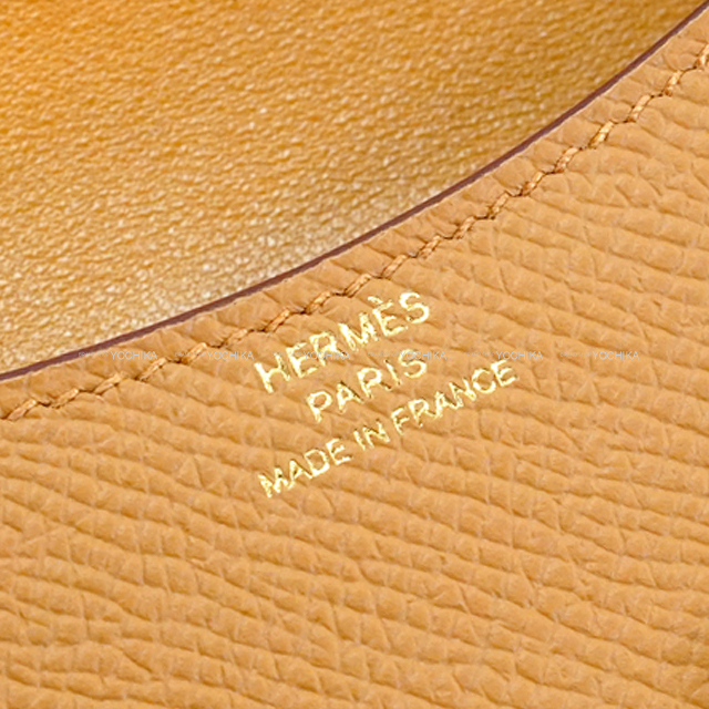HERMES エルメス 二つ折り財布 コンスタンス スリム ビスケット