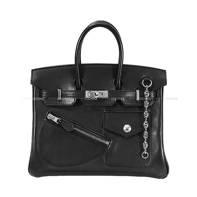 エルメス Hermes パンプス レザー オーストリッチ 黒/ブラック #35 HERMES 【新品同様】エルメス パンプス フォック60 コンスタンス