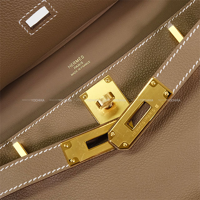 HERMES エルメス ショルダーバッグ ジプシエール ミニ エトープ