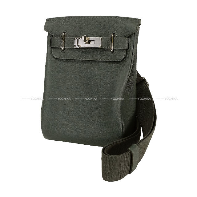 HERMES エルメス ショルダーバッグ アッカド PM ヴェールマングローブ 