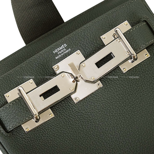 HERMES エルメス ショルダーバッグ アッカド PM ヴェールマングローブ