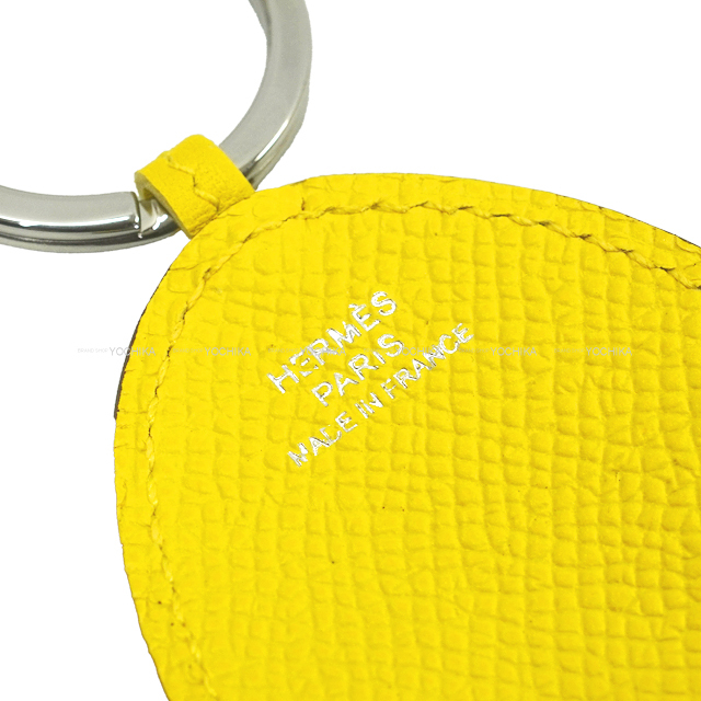 HERMES エルメス バッグチャーム プルプ タコ ジョーヌナプル
