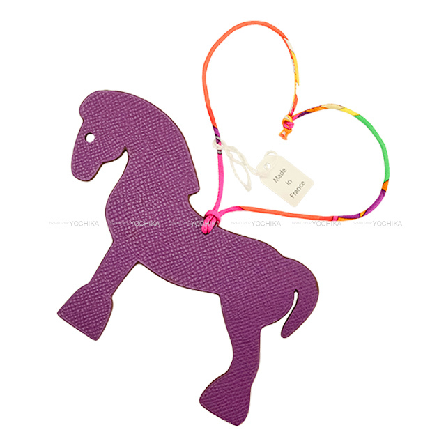 HERMES エルメス バッグチャーム プティアッシュ 馬 ホース