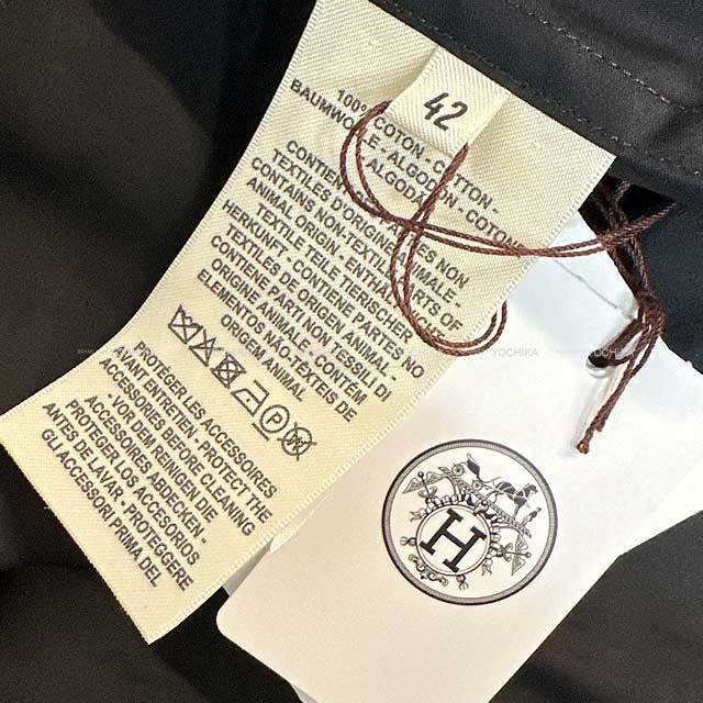 HERMES ブラック ノースリーブロングワンピース 38 衝撃価格】HERMES エルメス ワンピース ノースリーブ ハイネック