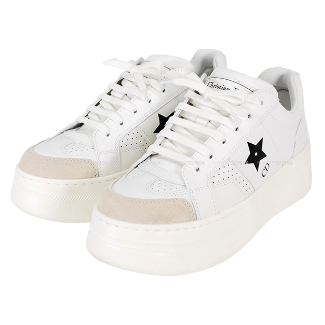 Dior ディオール スニーカー Dior Star プラットフォーム 白 (ホワイト 