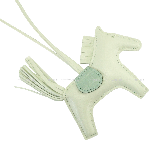 エルメス HERMES バッグチャーム ロデオPM タッチ クロコ HERMES エルメス バッグチャーム ロデオ PM タッチ ヴェールデュー