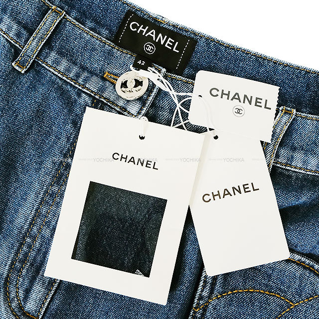 2024年プレコレクション CHANEL シャネル デニムパンツ ココマーク  