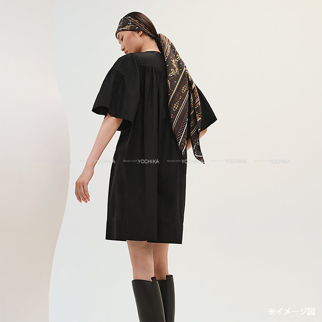 HERMES エルメス ワンピース レディース ドレス ドロー