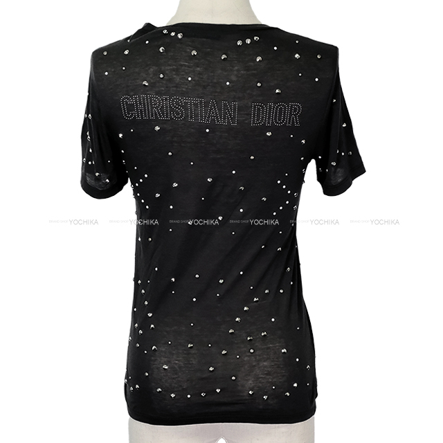 新品未使用タグ付き！Christian Dior 半袖Tシャツ 黒 Dior 2021SS「Oversized Flowers Tee」フラワーロゴTシャツ