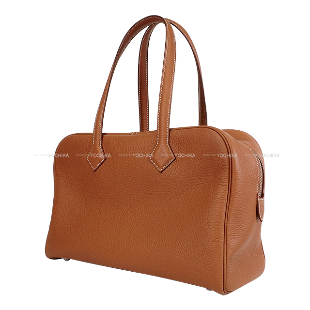 HERMES エルメス ショルダーバッグ ヴィクトリア 2 35 ゴールド