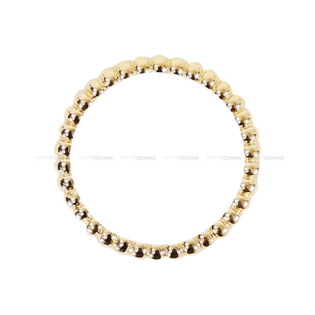 Van Cleef & Arpels ペルレスモールゴールドリング　46号 ペルレ ゴールドパール リング、スモールモデル 18K イエローゴールド