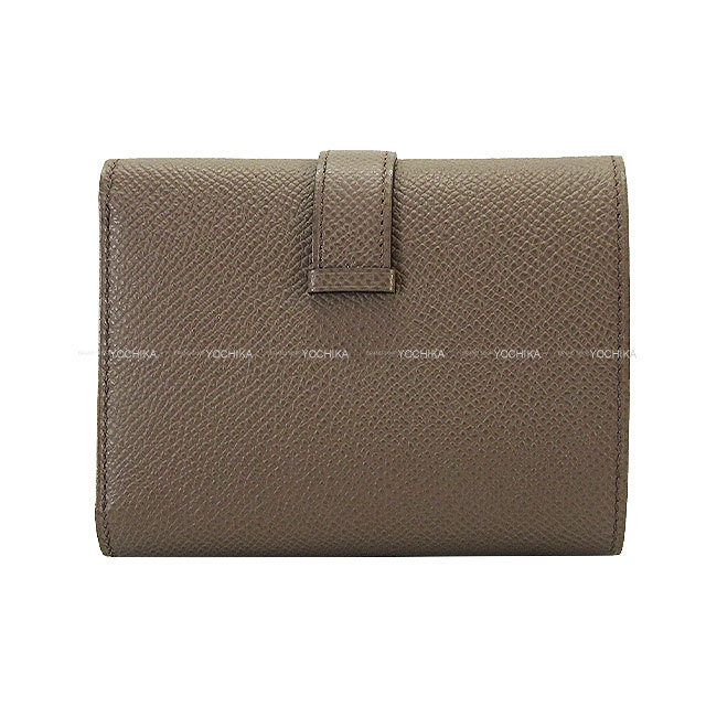 HERMES エルメス 三つ折り財布 ベアンコンビネ ヴェルソ エタン