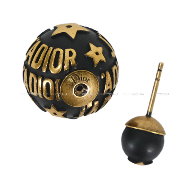 Dior ディオール ピアス J'Adior トライバル 黒 (ブラック)/ゴールド