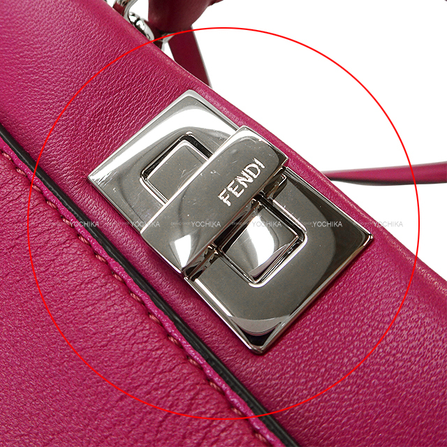 新品　FENDIフェンディ　マイクロピーカブー　ショルダーバッグ　ピンク フェンディ(FENDI)フェンディ マイクロピーカブー 2way