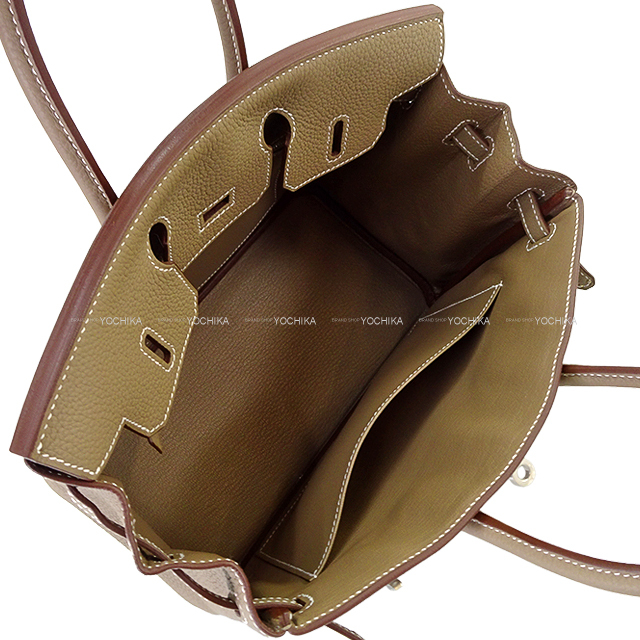 HERMES エルメス ハンドバッグ バーキン25 エトープ (エトゥープ) トゴ