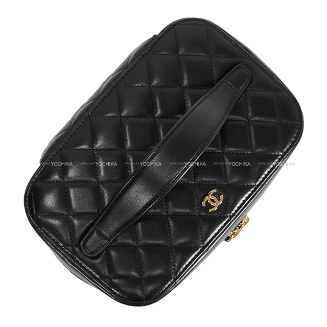 渋谷並木橋店】CHANEL シャネル 化粧ポーチ ココマーク マトラッセ  