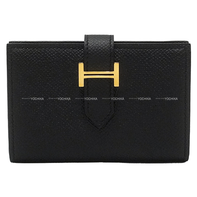 HERMES エルメス 二つ折り財布 ベアン ミニ コインケース付き 名刺