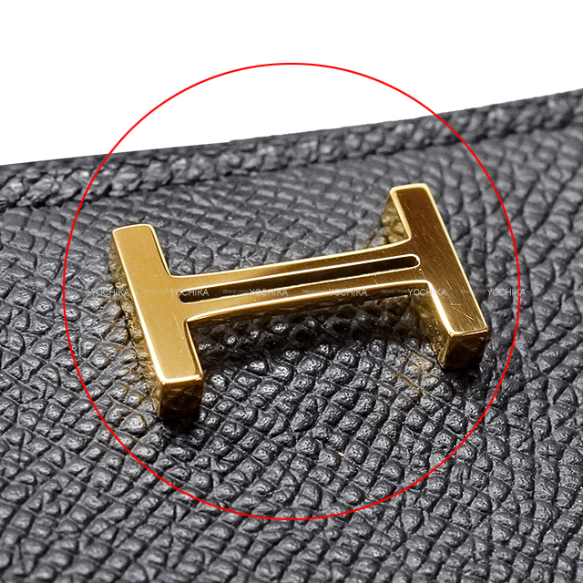 HERMES エルメス 二つ折り財布 ベアン ミニ コインケース付き 名刺