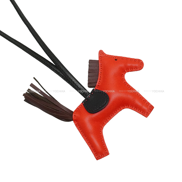 HERMES エルメス バッグチャーム ロデオ PM カプシーヌ/テール