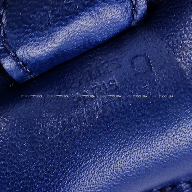 HERMES エルメス バッグチャーム ロデオ PM タッチ ブルー