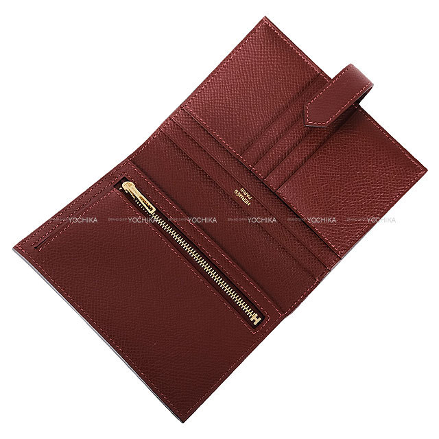 HERMES エルメス　べアンコンパクト　ルージュクー 楽天市場】エルメス ベアンコンパクト 財布 クロコ アリゲーター