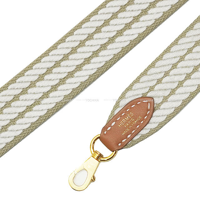エルメス バンドリエール25mm幅 85cm ゴールド金具 HERMES エルメス ショルダーストラップ バンドリエール 25mm