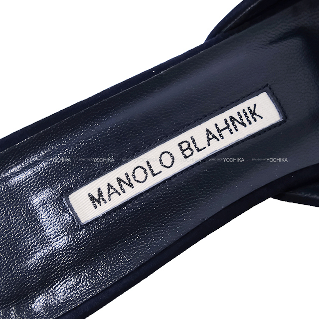 MANOLO BLAHNIK マノロブラニク パンプス メイセール ネイビー