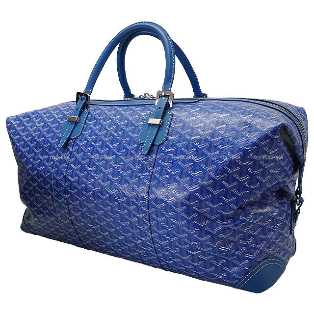GOYARD ゴヤール ボストンバッグ ボウリング 55 ブルー PVC