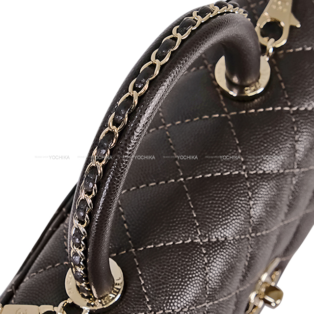 CHANEL シャネル ショルダーバッグ マトラッセ ココハンドル