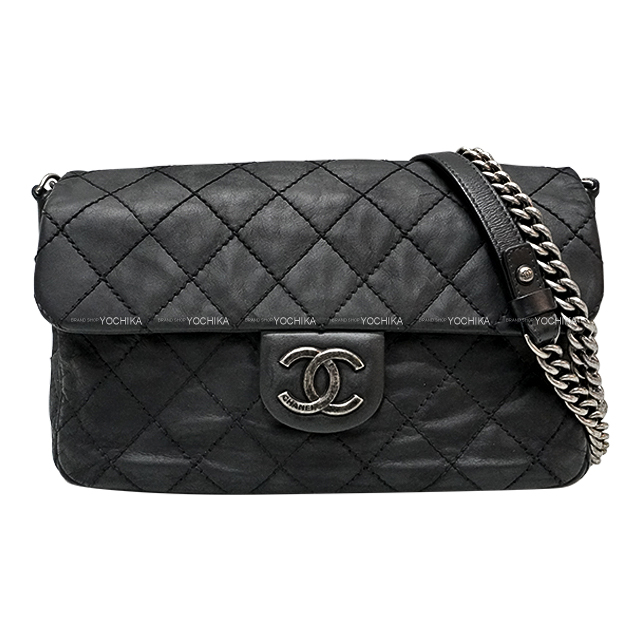 シャネルラムスキンワイルドステッチココマークショルダーバッグ CHANEL - CHANEL シャネル ワイルドステッチ ココマーク