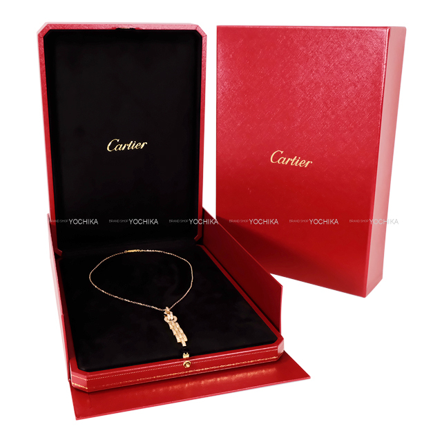 CARTIER カルティエ ネックレス アグラフ ダイヤモンド ゴールド