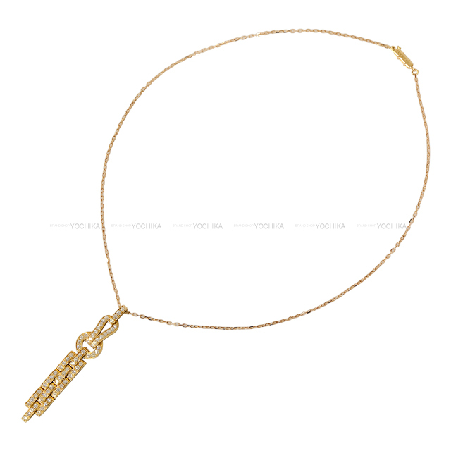CARTIER カルティエ ネックレス アグラフ ダイヤモンド ゴールド