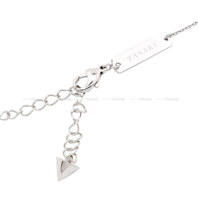 タサキ 3P Au750 ホワイトゴールドネックレス TASAKI タサキ ネックレス 18金 K18ホワイトゴールド