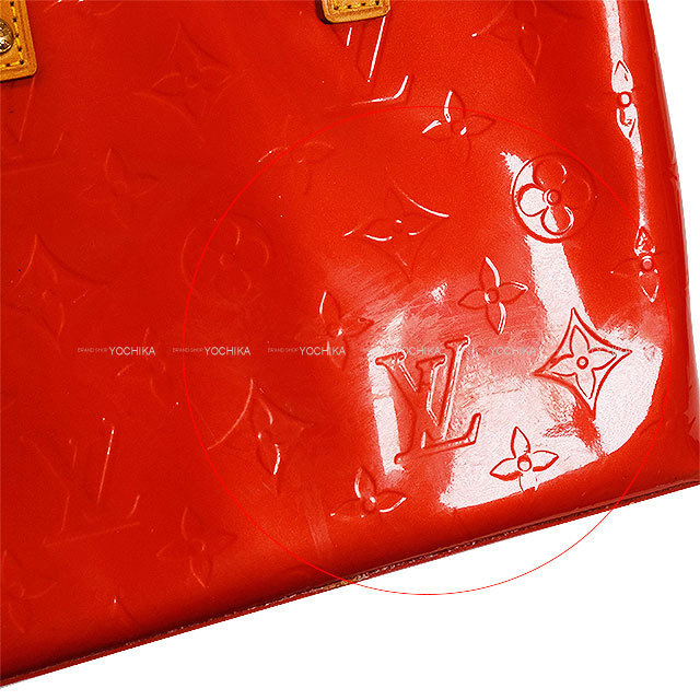 【正規品】ほぼ未使用 ルイヴィトン ヴェルニ モノグラム リードPM バッグ 赤 LOUIS VUITTON/リードPM/モノグラム・ヴェルニ/M91088｜商品番号