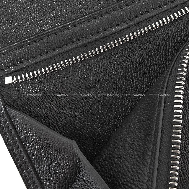 HERMES エルメス 二つ折り財布 ベアンコンパクト モノクローム ソー