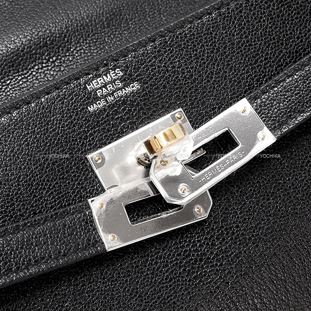 ★レア★新品未使用　ケリーロングトゥーゴー　エレクトラム金具　ノワール エルメス<br>ケリートゥー・ゴー<br>クロ<br>シェーブルシャムキラ<br