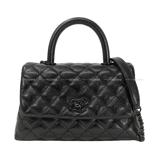 CHANEL シャネル ハンドバッグ トップハンドル XS フラップバッグ ココ