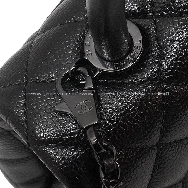 CHANEL シャネル ハンドバッグ トップハンドル XS フラップバッグ ココ