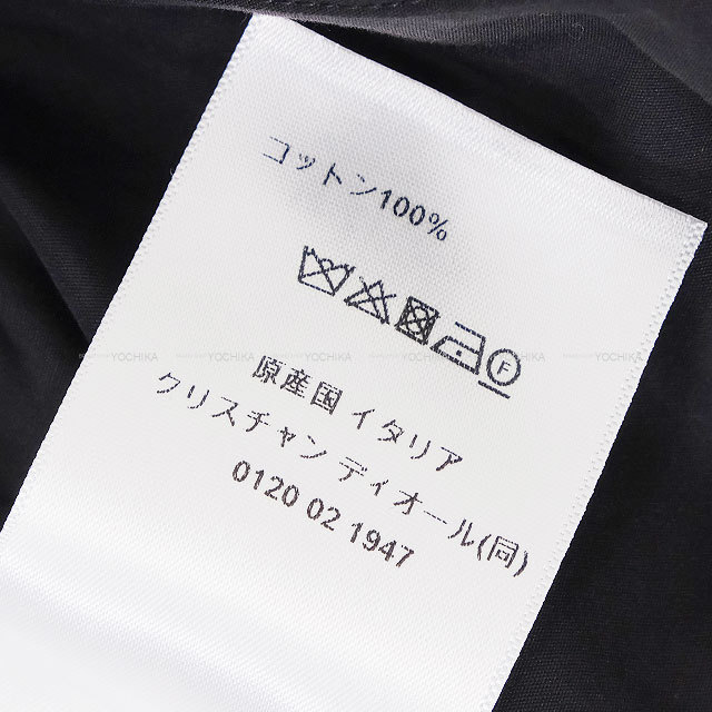 Dior ディオール キャミソール ブラウス ロゴ刺繍 黒 (ブラック