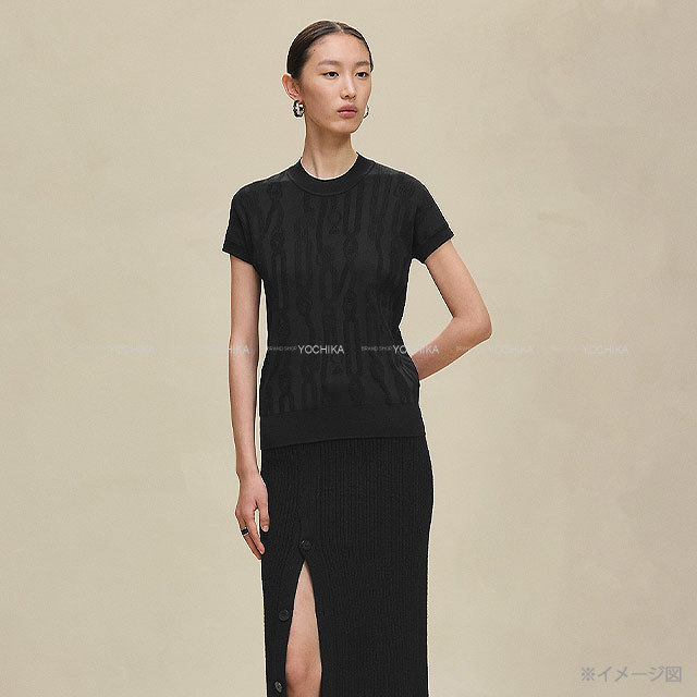 HERMES 2025aw 半袖 ニットトップス　⭐︎ 2025年秋冬 新作 HERMES エルメス セーター ニット 半袖