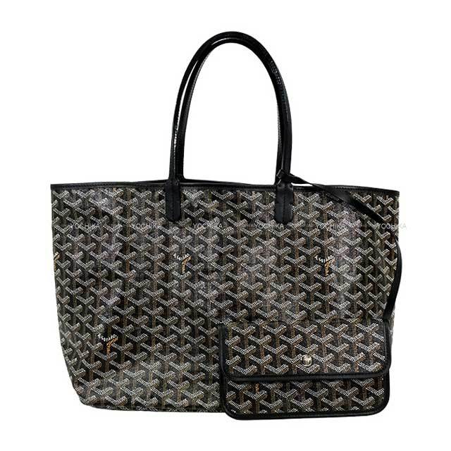 GOYARD ゴヤール トートバッグ サンルイ PM 黒 (ブラック) PVC