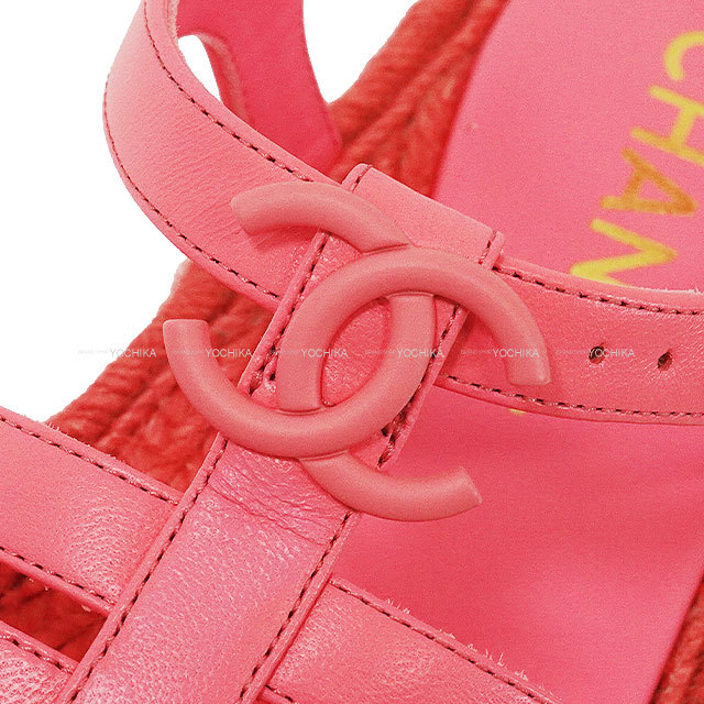 2024年クルーズ CHANEL シャネル サンダル グラディエーター ココ