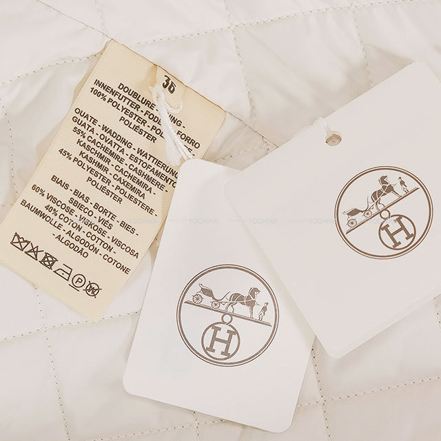 ら*く様 エルメス HERMES ベージュ ジャケット 48 HERMES - エルメス HERMES ジャケットの通販 by KOMEHYO ONLINE