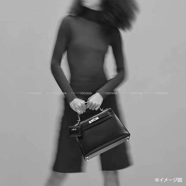 希少【HERMES】ケリーツイリー U刻印 チャーム ブラック エルメス エルメスケリー ツイリー 黒 ゴールド金具 Y刻印(2020年頃)刻印
