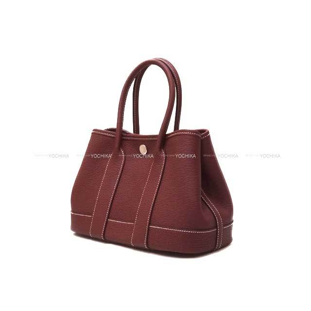 【新品未使用】エルメス ガーデンパーティネオ 20 ルージュアッシュ 赤系K刻印 HERMES エルメス トートバッグ ガーデンパーティ 30 TPM