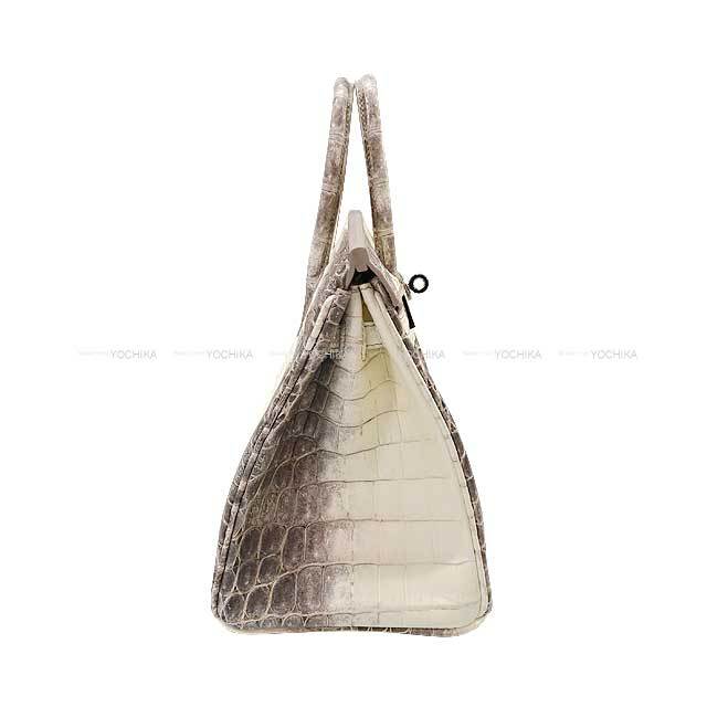 HERMES エルメス ハンドバッグ バーキン25 ヒマラヤ クロコダイルニ