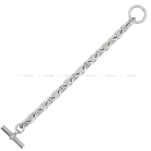 新品　HERMES エルメス　シルバー　シェーヌダンクル　ブレスレット ホワイト 楽天市場】≪Brand new≫ HERMES Chaine d'ancre bracelet TGM